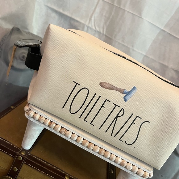 Rae Dunn "TOILETRIES" Toiletry Bag - Picture 2 of 4